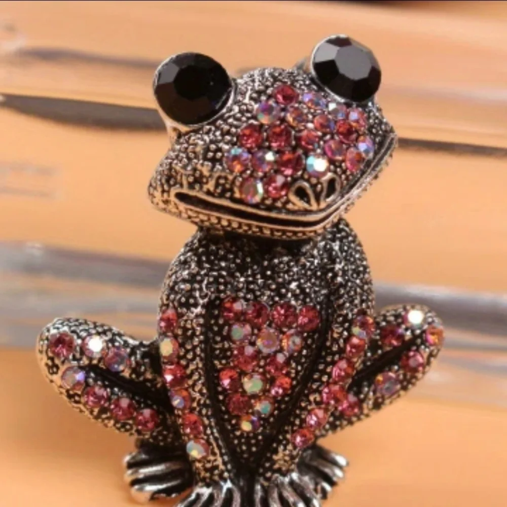 Toad Brooch - Picture 1 of 4